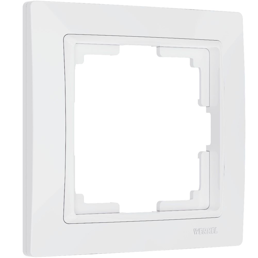 Рамка из поликарбоната Werkel Snabb basic на 1 пост Белый W0012001