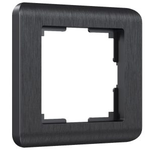 Рамка из поликарбоната Werkel Stream на 1 пост Графит W0012104