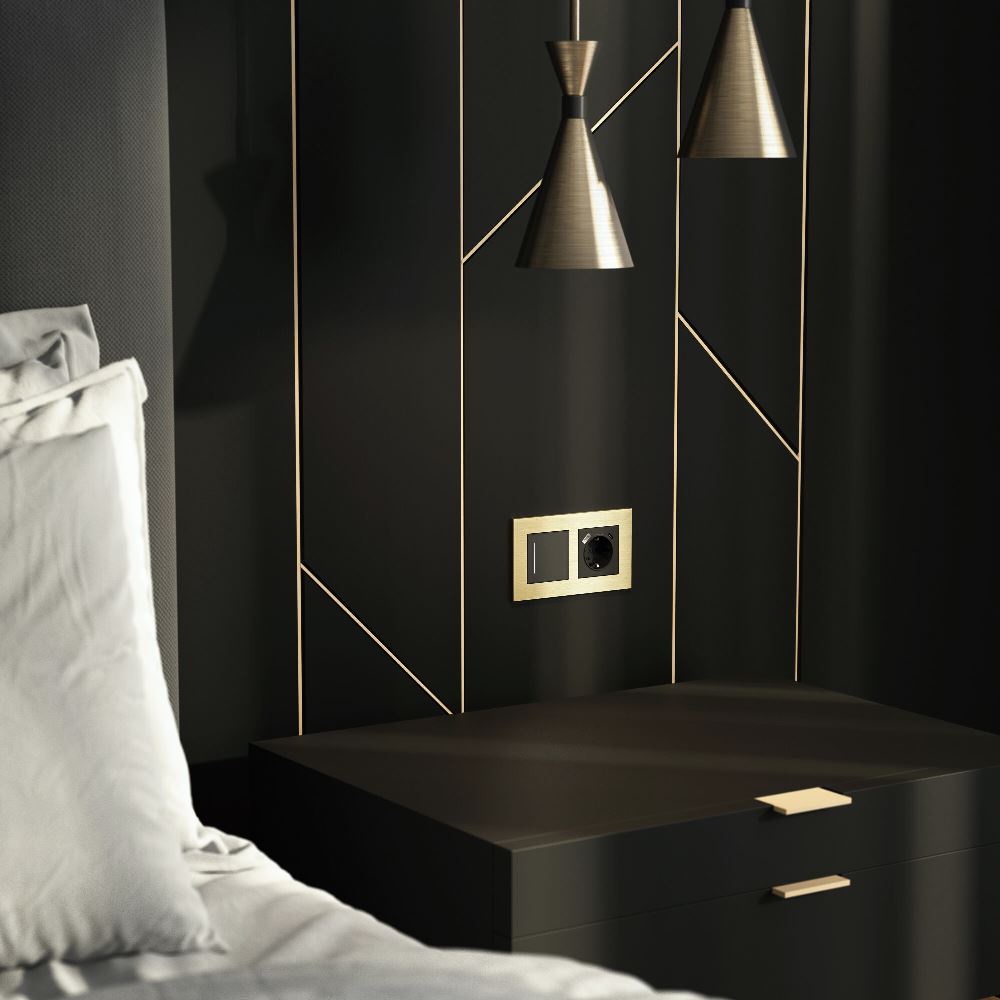 Рамка из металла Werkel AluMax на 2 поста Шампань W0023511 — изображение 3