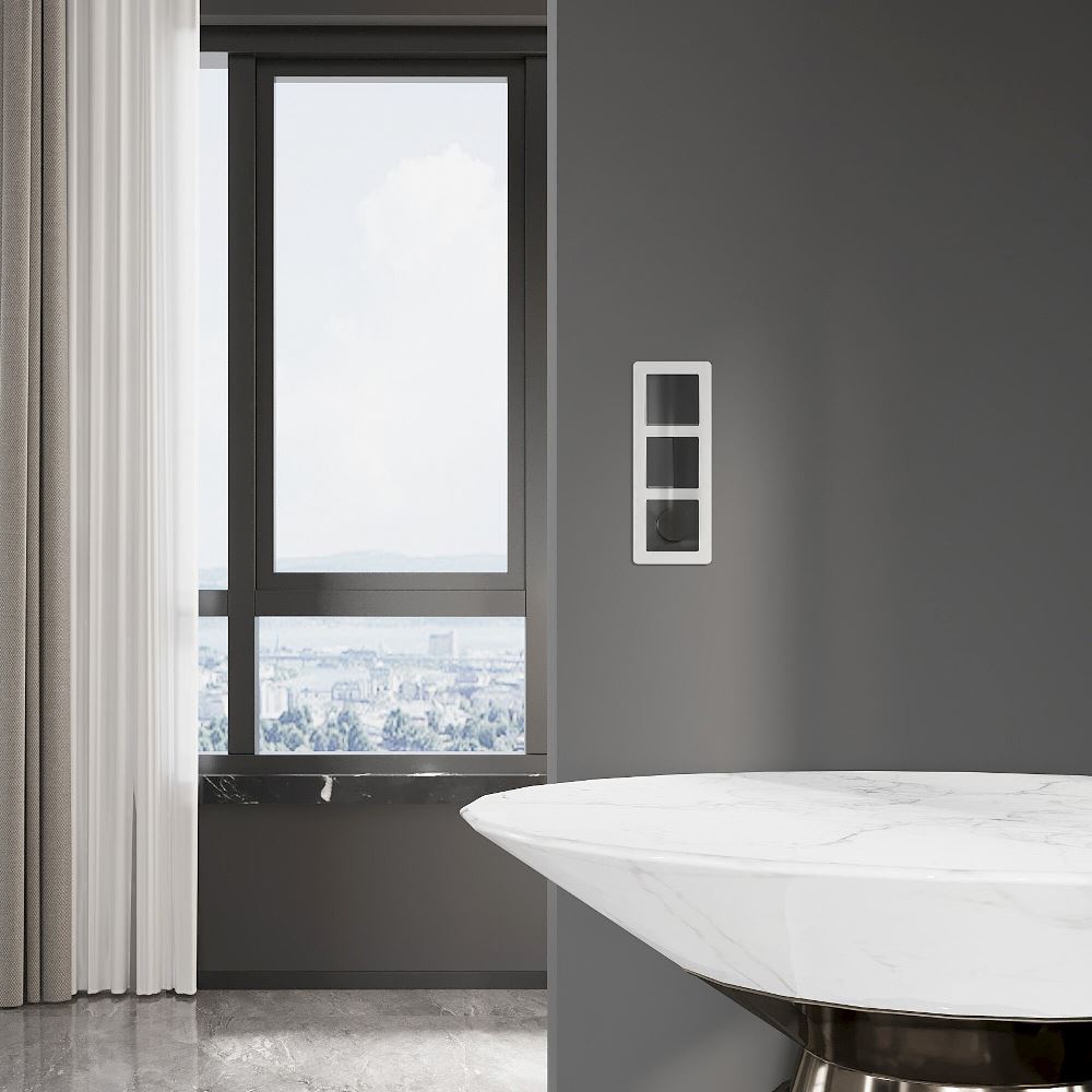 Выключатель одноклавишный встраиваемый проходной Werkel Черный W1112048 — изображение 2