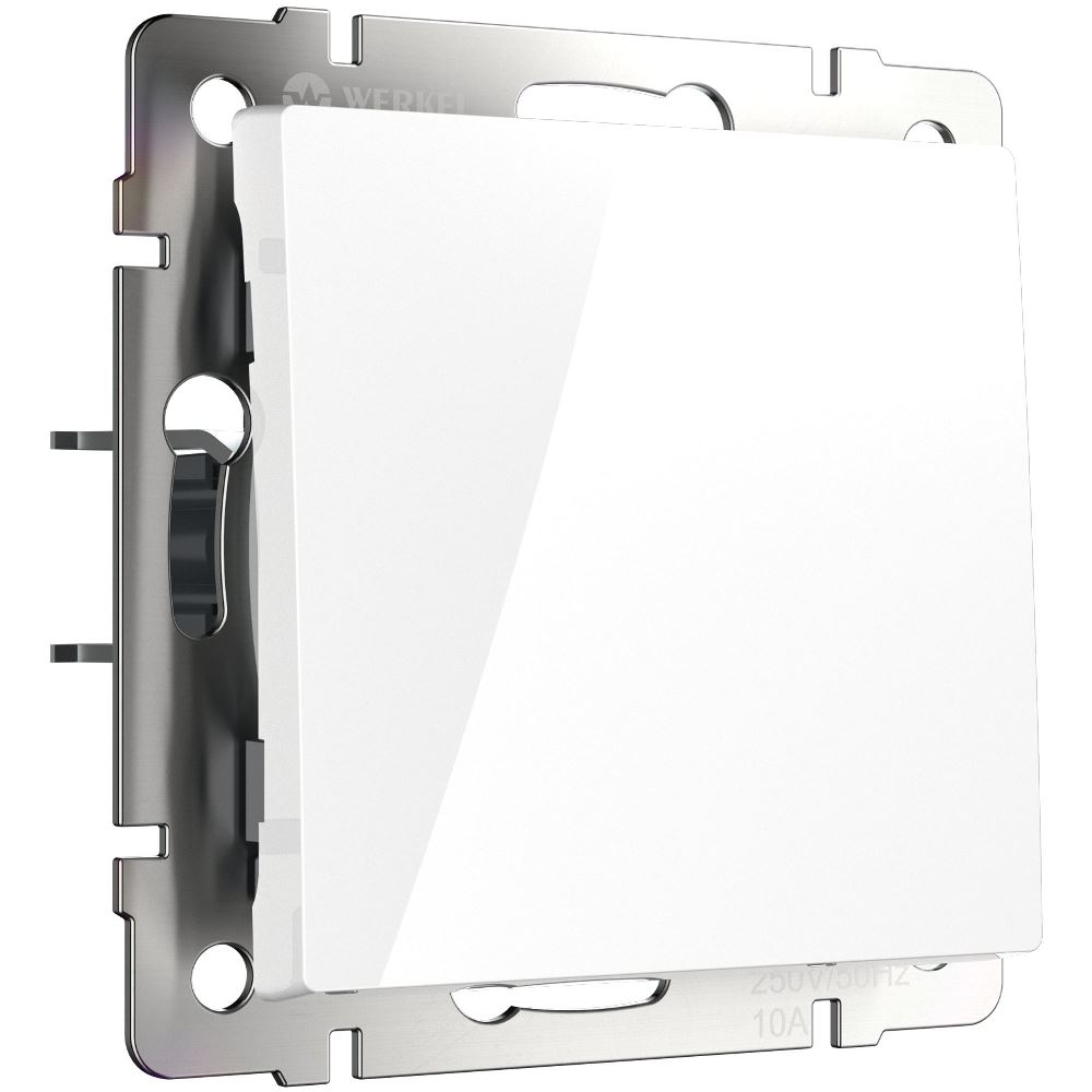 Выключатель одноклавишный встраиваемый перекрестный Werkel Белый W1113001