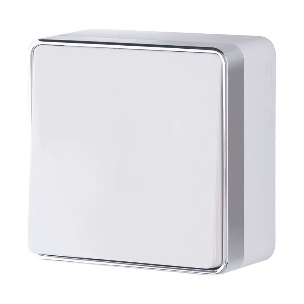 Выключатель одноклавишный накладной Werkel Gallant Белый W5010001