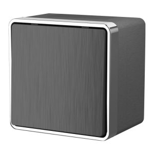 Выключатель одноклавишный накладной влагозащищенный Werkel Gallant Графит W5010204