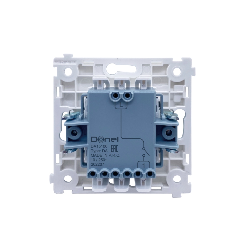Выключатель одноклавишный встраиваемый Donel R98 звонкового типа Коралл матовый DA15100-DA29645 — изображение 4