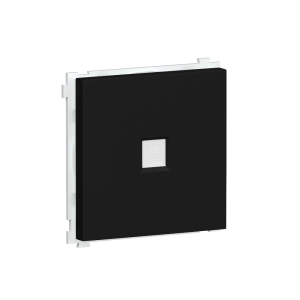 Розетка встраиваемая двойная Ethernet Donel R98 Карбон матовый DA16300-DA83930