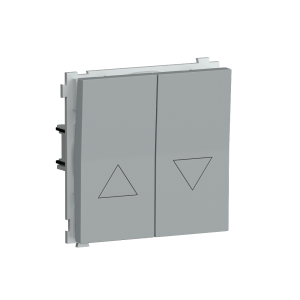 Выключатель жалюзи встраиваемый Donel R98 с блокировкой Серый матовый DA25800-DA29440