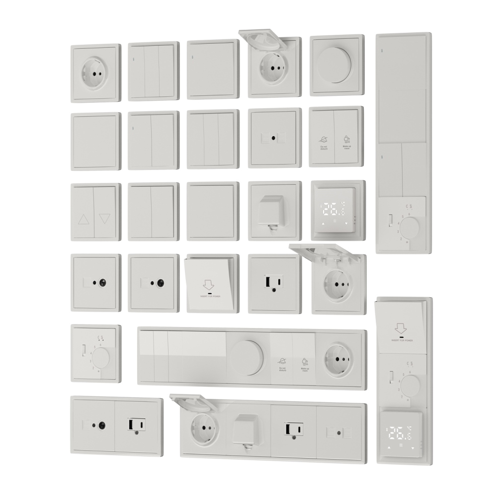 Диммер Donel R98 Triac с доп. входом Белый глянцевый DDIM300LED-DA65003 — изображение 2