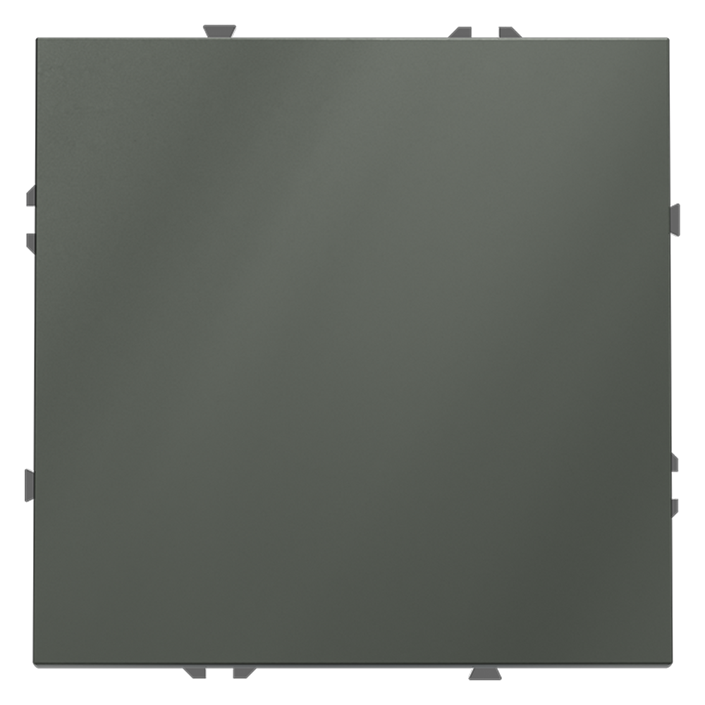 Выключатель одноклавишный встраиваемый проходной Voltum S70 Титан VLS010306