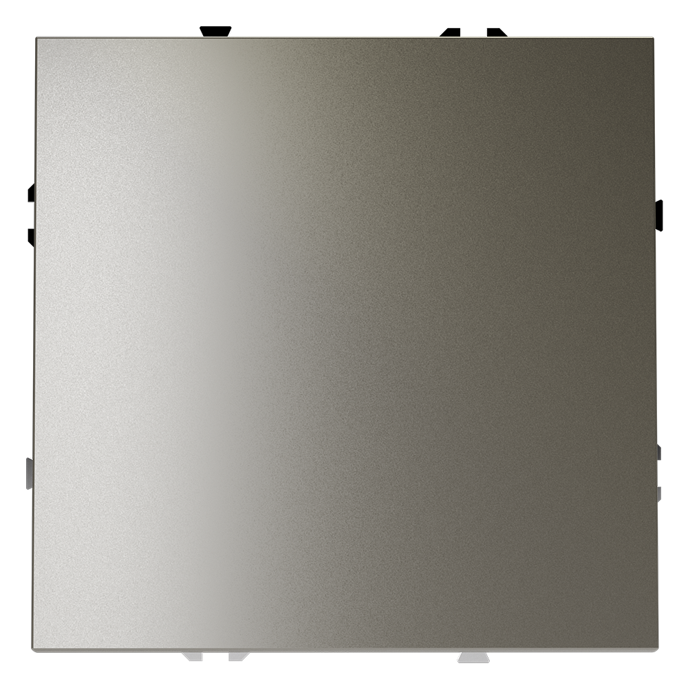 Выключатель одноклавишный встраиваемый перекрестный Voltum S70 Шелк VLS010504