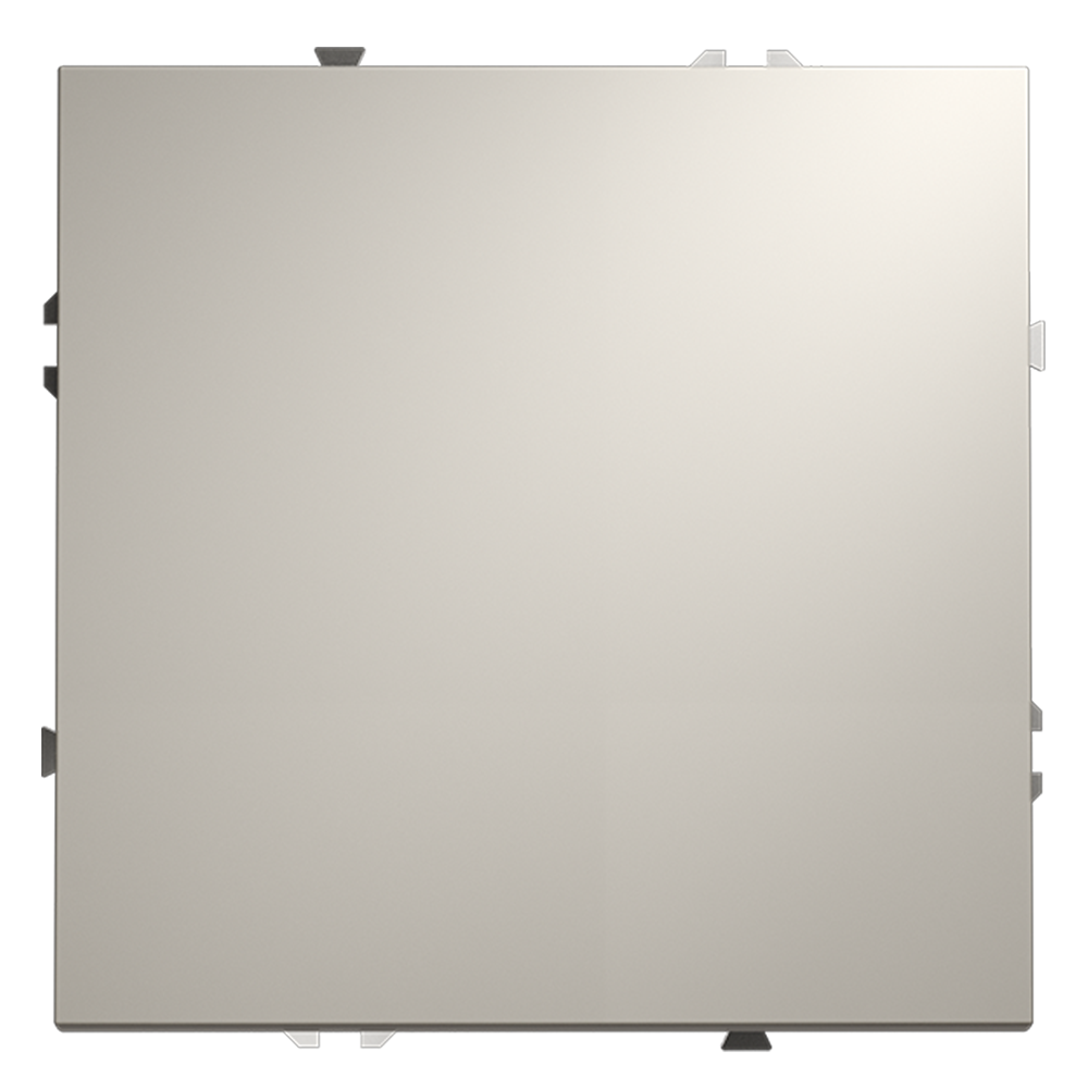 Выключатель одноклавишный встраиваемый с самовозвратом Voltum S70 Кашемир VLS010603