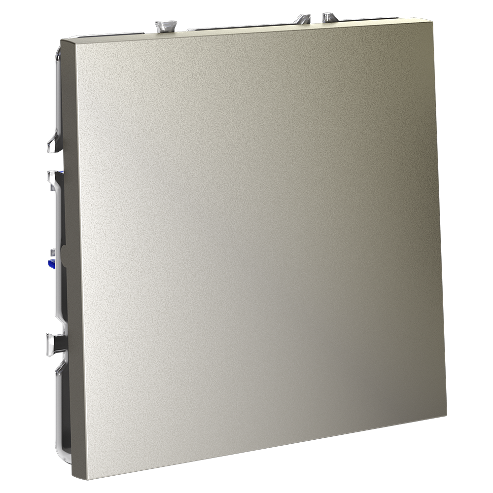 Выключатель одноклавишный встраиваемый с самовозвратом Voltum S70 Шелк VLS010604 — изображение 2