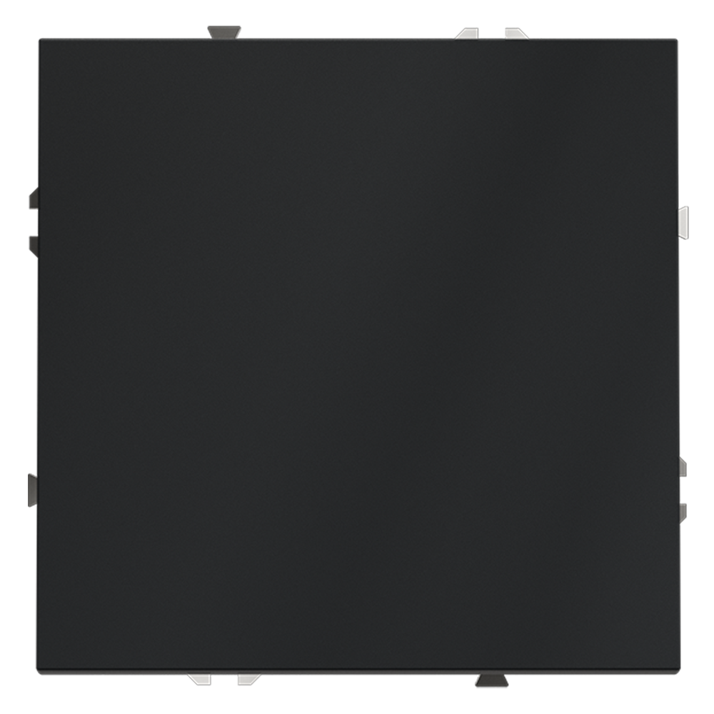 Выключатель одноклавишный встраиваемый с самовозвратом Voltum S70 Графит VLS010607