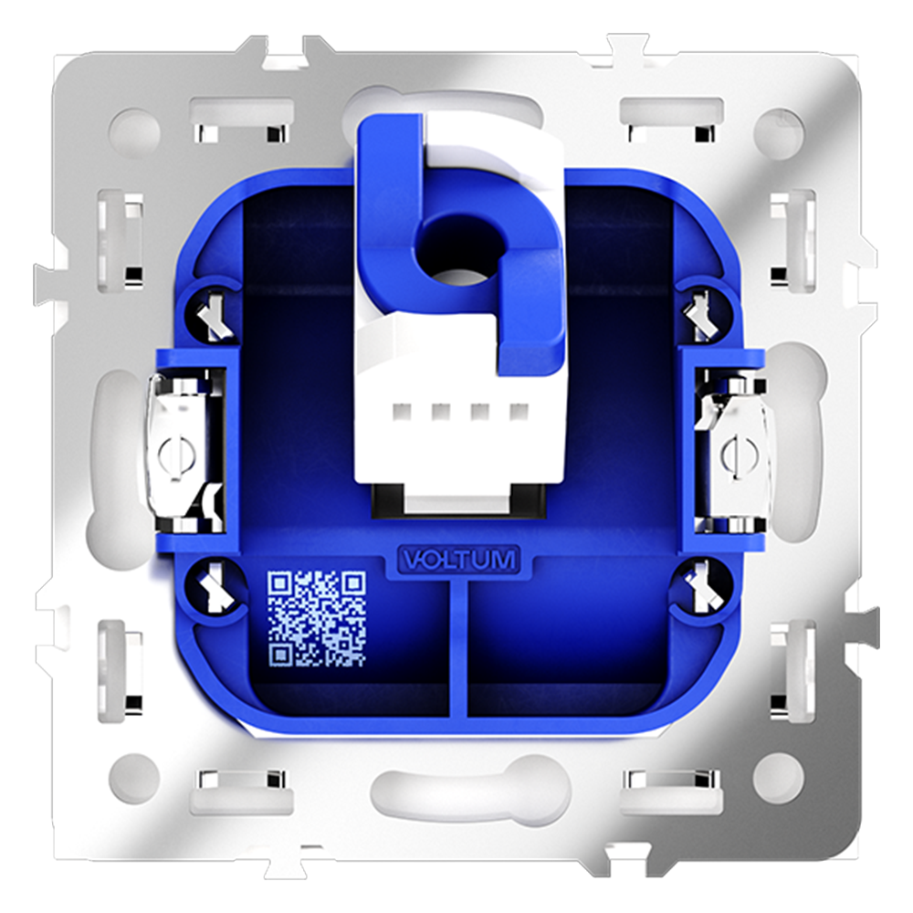 Розетка встраиваемая Ethernet Voltum S70 RJ45 cat.6 Белый Глянцевый VLS060101 — изображение 3