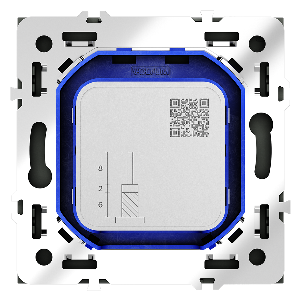 Розетка встраиваемая TV-SAT Voltum S70 оконечная Графит VLS060407 — изображение 3