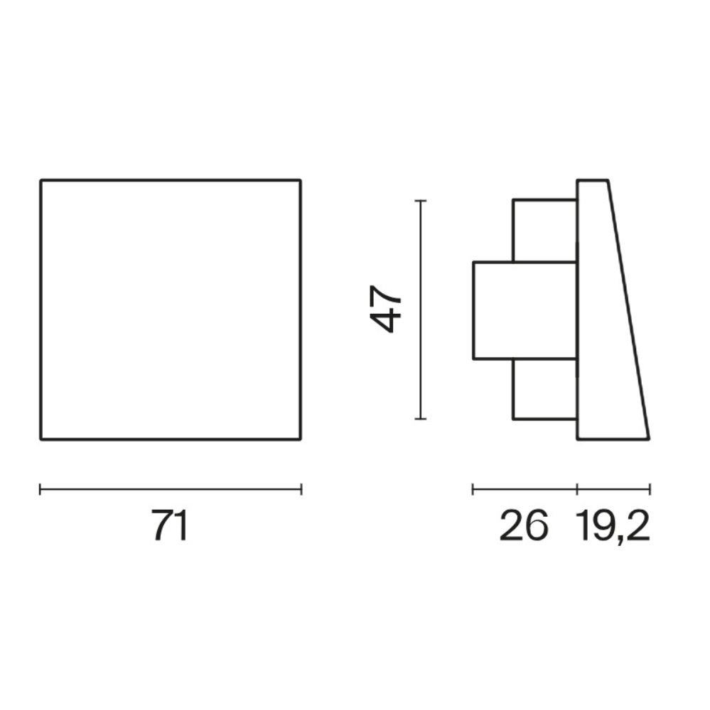 Вывод кабеля Voltum S70 Белый Глянцевый VLS080201 — изображение 5