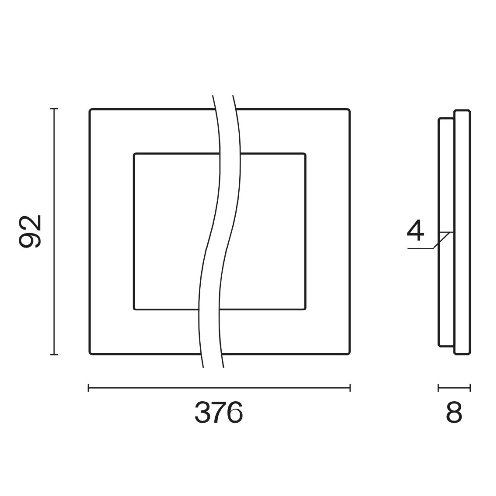 Рамка стеклянная Voltum S70 на 5 постов Белый матовый VLS110502 — изображение 5