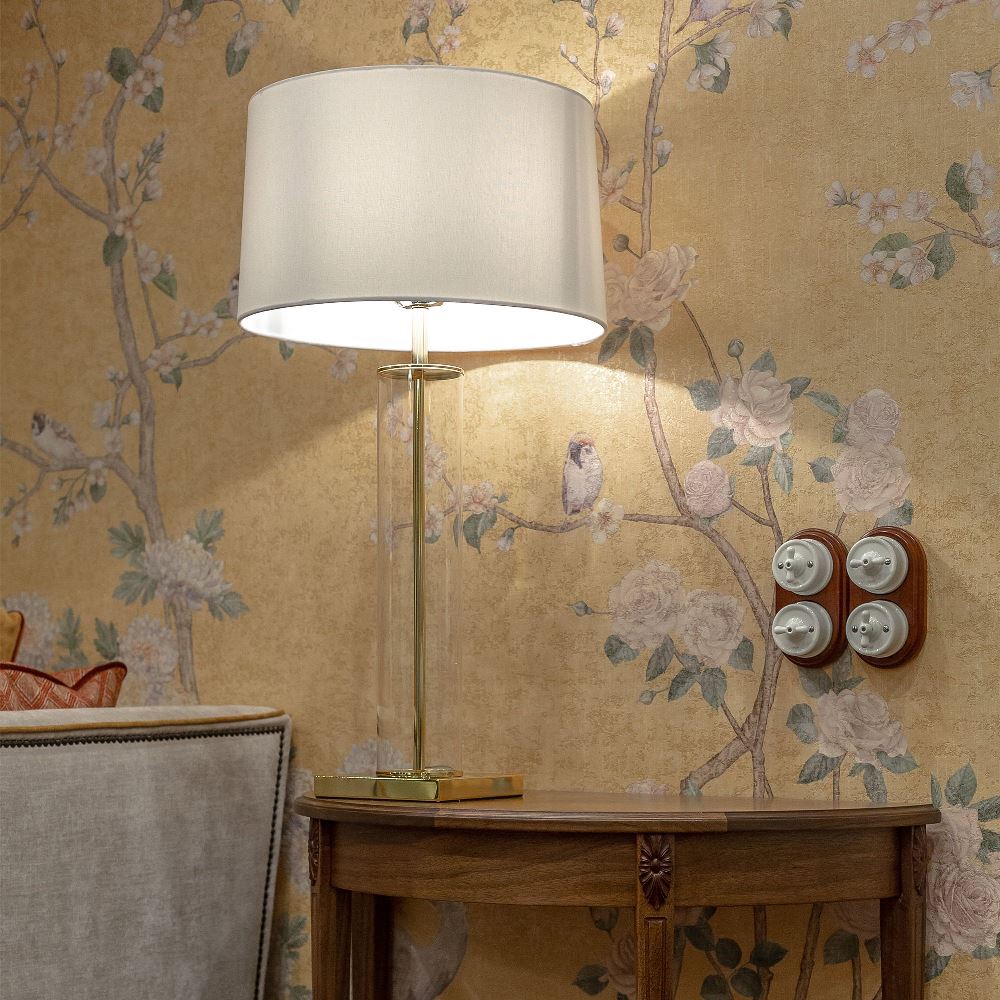 Переключатель-выключатель одноклавишный Werkel Ретро Белый W5612001 — изображение 2