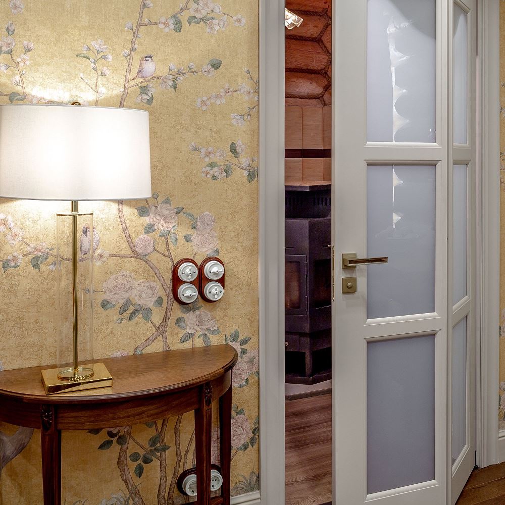 Переключатель-выключатель одноклавишный Werkel Ретро Белый W5612001 — изображение 3