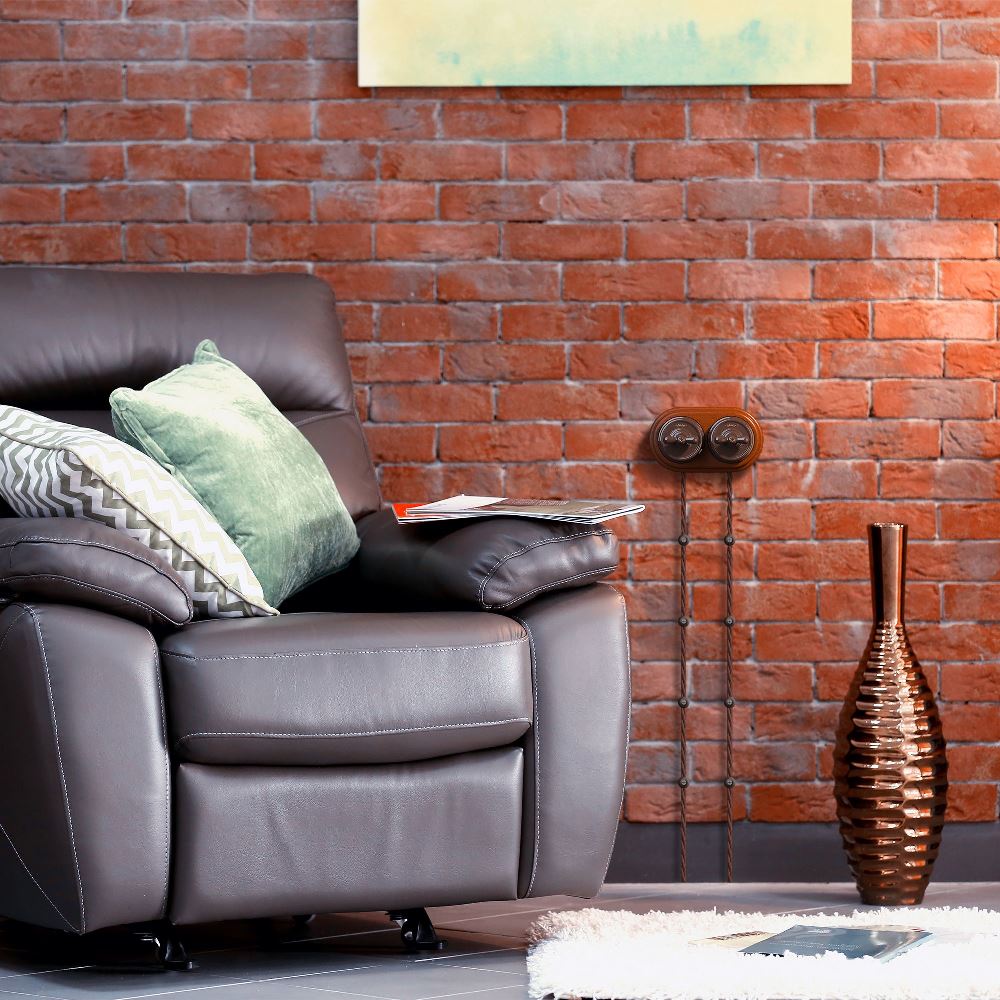 Переключатель-выключатель одноклавишный Werkel Коричневый W5612014 — изображение 2